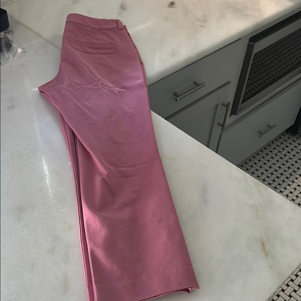 Old Navy Pink Pixie Straight High Rise Pants